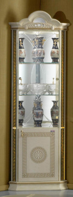 Kommode Regal Holz Vitrine Schrank Anrichte Schränke Klassische Eckvitrinen Neu