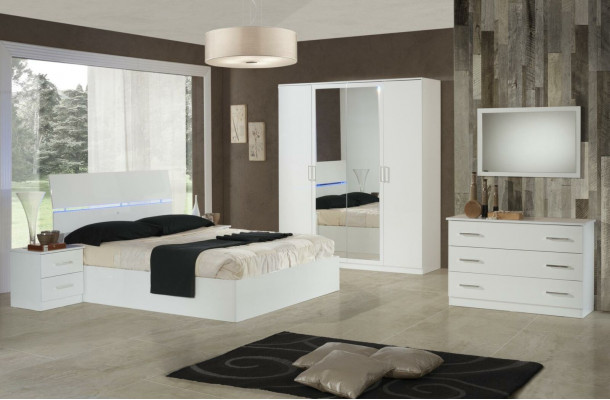 Schmink Tische Konsolen Tisch Side Board Zimmer Holz Spiegel + Kommode 2tlg. Set