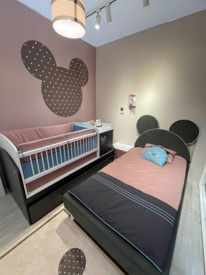 Kinderbett Kinderzimmer Möbel Betten Weiß Säugling Babybett Bett 