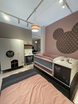 Kinderbett Kinderzimmer Möbel Betten Weiß Säugling Babybett Bett 