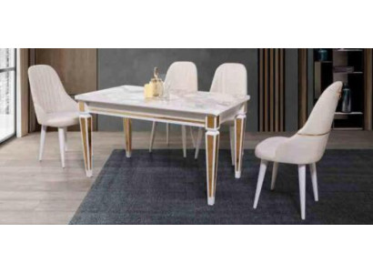Esstisch Essgarnitur Esszimmer Set Sitzmöbel Set Esszimmer Sets 4 Stühle 5tlg
