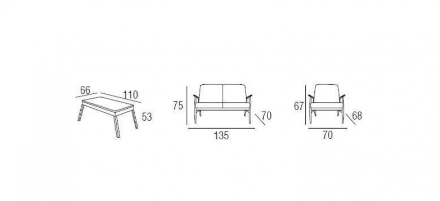 Sitzgarnitur Bank Sitzpolster Möbel Set Couch Sofa Couchtisch 4tlg. Sets
