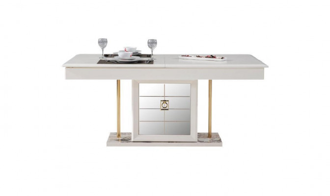 Luxus Ess Tisch 6x Stühle Designer Moderner Holz Möbel Wohn Zimmer 