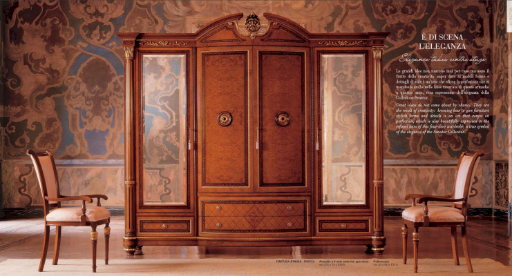 Kleiderschrank Schränke Kleider Braun Schlafzimmer Holz Möbel Schrank Luxus Neu