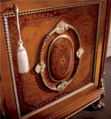 Vitrine Luxus Groß Schränke Vitrinen Holz Wohnzimmer Möbel Schrank Braun Barock