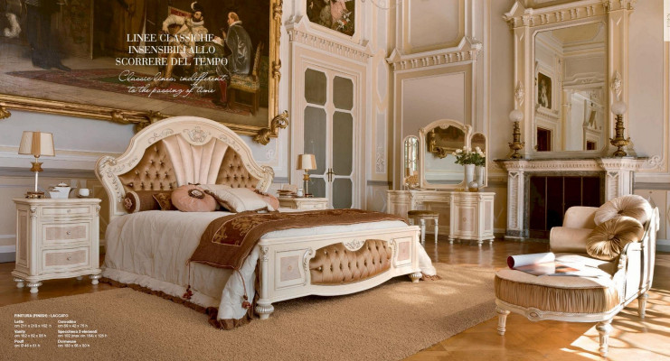 Chesterfield Bett Doppelbett Luxus Stoff Schlafzimmer Beige Betten 