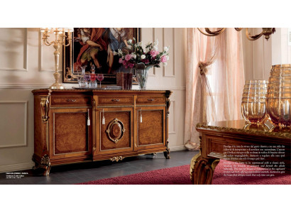 Anrichte Schränke Kommoden Holz Esszimmer Schrank Braun