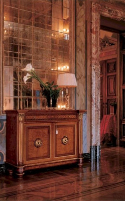 Sideboard Kommode Holz Wohnzimmer Möbel Schrank Luxus Braun
