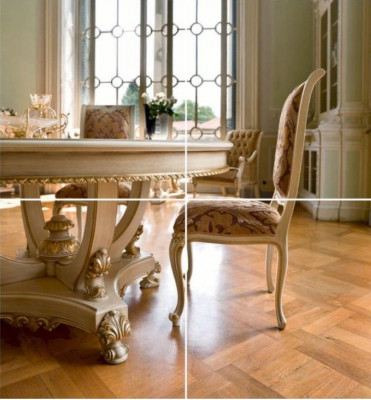 Esszimmerstuhl Stuhl Esszimmer Sessel Luxus Stühle Sitzer Stoff Beige