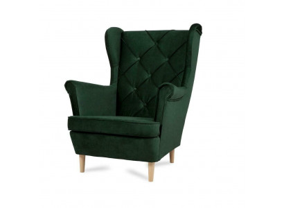 Chesterfield Sessel Fernseh Couch 1 Sitzer Sofa Stoff Textil Ohrensessel