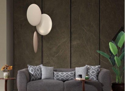 Wohnzimmer Sitzmöbel Stilvoller 3-Sitzer Modernes Holzgestell Edle Couch