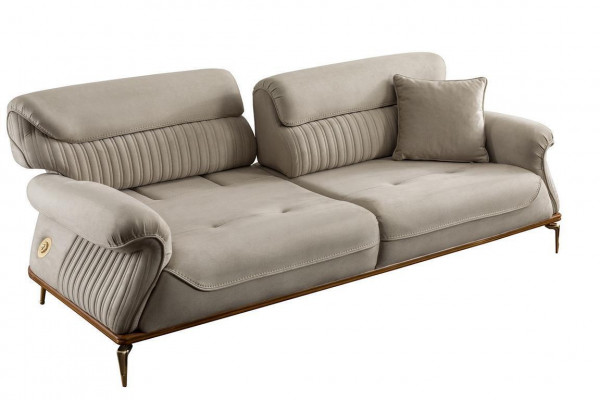 3-Sitzer Sofa Möbel Wohnzimmer in Komfort und Stil in einem Ensemble