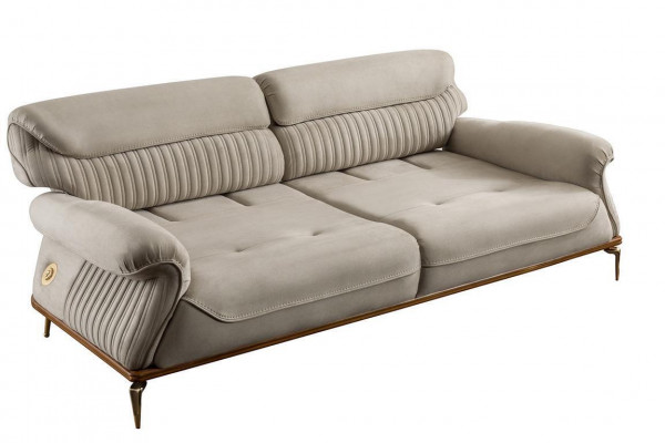3-Sitzer Sofa Möbel Wohnzimmer in Komfort und Stil in einem Ensemble