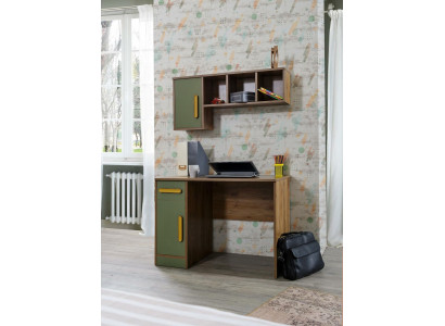 Computertisch für das Kinderzimmer Holztische Möbel Schreibtisch Braun