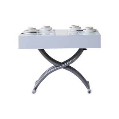 Esstisch & Couchtisch 2in1 Vestellbarer Couchtisch Tisch zum Esszimmer Tische