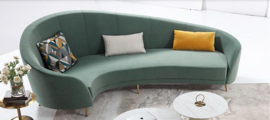 Rund Sofa Modernes Sofa Wohnlandschaft Zimmer Möbel Designersofa Rundes Ecksofa