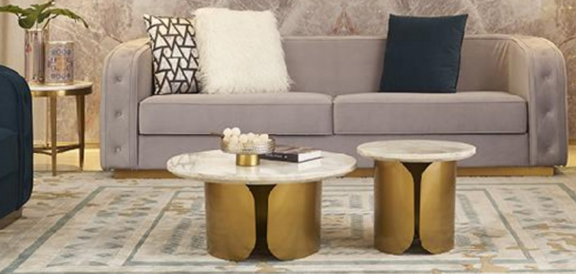 Couchtisch Set 2er Set Garnitur Couchtisch Tische Designer Rund 2tlg Kaffeetisch