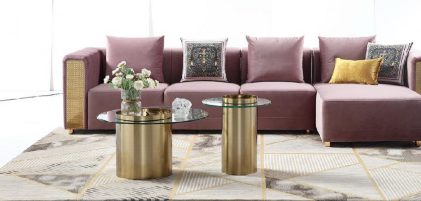 Kaffeetisch Beistelltisch Designer Tisch Neu Wohnzimmertisch 2x Couchtisch Neu