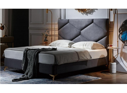 Bett 180x200cm Textil Schlafzimmer Möbel Luxury Moderne Betten Hotel Möbel Neu