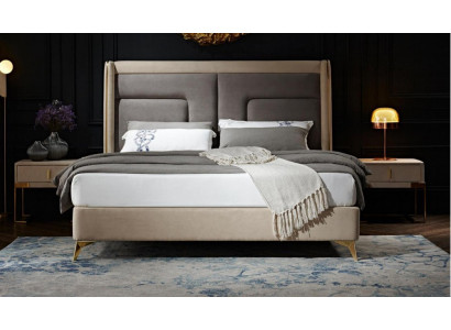 Luxus Schlafzimmer Bett Design Polster Betten Möbel Schlaf Hotel Doppel 180x200