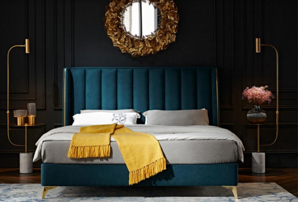 Luxus Design Bett Doppel Betten Schlazimmer Möbel Polsterbett Designbett Betten