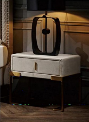 Bett 3tlg. Schlafzimmer Set Design Luxus Schlafzimmer Hotel Möbel 2x Nachttisch