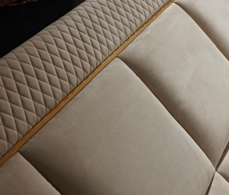 Design Luxus Doppel Hotel Betten Hotel Möbel Luxus Schlafzimmer Bett Polster Neu