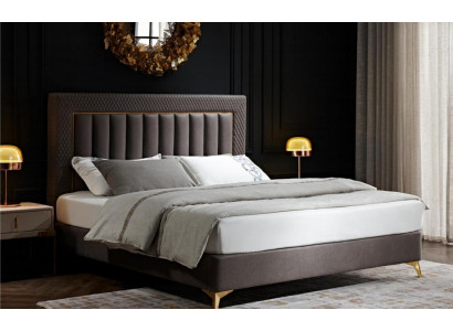 Doppel Hotel Betten Möbel Luxus Schlafzimmer Bett Polster Design Samt Ehebetten