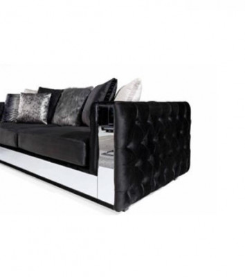 Chesterfield Sofa 3 Sitzer Wohnzimmer Modernes Design Sofas Textill Couchen Neu