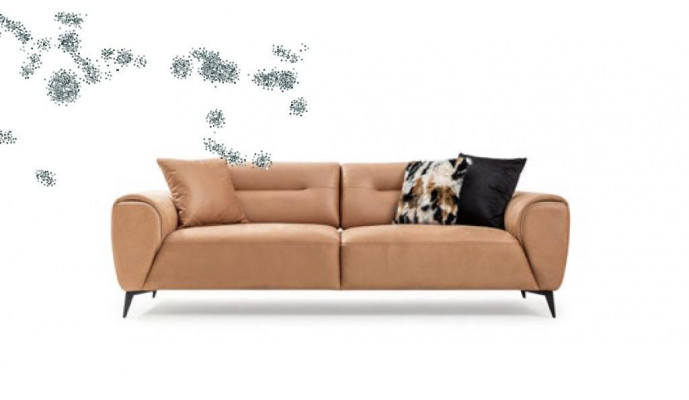 Luxus Sofa 3 Sitz Wohnzimmer Modernes Design Sofas Polster Couchen Neu