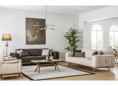 Luxus Sofagarnitur Couch Möbel Set Designer Couchen Garnituren 4tlg.