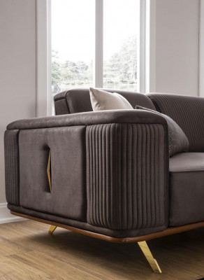 Luxus Sofagarnitur Couch Möbel Set Designer Couchen Garnituren 4tlg.