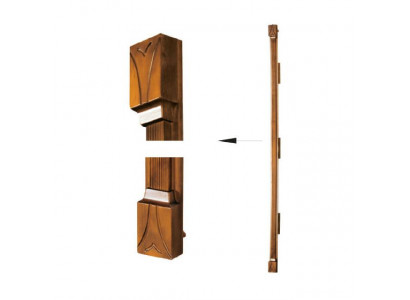  Klassische Pfeiler Abschlußsatz für Schrank Schrankwand System SE-st-A-N Pfeiler 