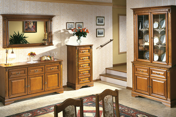  Klassische Vitrine Vitrinenschrank Vitrinen Glasschrank Schrank Kolonial Neu OK2 