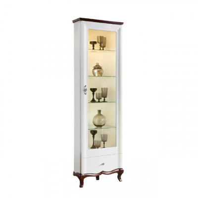 Massivholz Echtholz Handarbeit Klassische Vitrine Vitrinen Schrank Vitrinen MIWN 