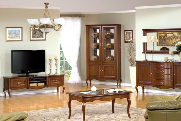  Klassischer TV Sideboard Echtes Holz Kommode Board Schrank Kommoden Neu PR-RTV-D 