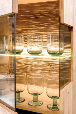 Luxus Glas Modern Vitrine Holz Designer Schrank Vitrinen Regal Regale Schränke
