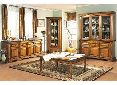  Klassische Vitrine Vitrinenschrank Vitrinen Glasschrank Schrank Kolonial OW 1-2 