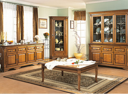  Klassische Vitrine Vitrinenschrank Vitrinen Glasschrank Schrank Kolonial OW 1-2 