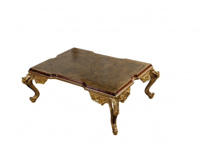 Barock Couchtisch Holz Tische Möbel Einrichtung Wohnzimmer Klassisch