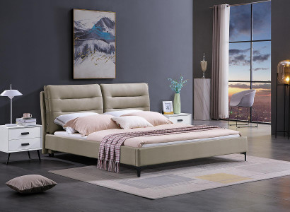 Möbel Betten Doppelbett Schlafzimmer Luxus Doppel Bett Beige Hotel Einrichtung