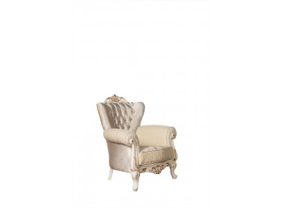 Designer Textil Sitz Art déco Stoff Sessel Einsitzer Luxus 1 Sitzer Polster Sitz