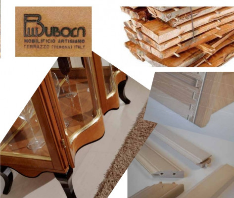 Klassische Vitrinen Glas Schrank Vitrine Holz Wohnzimmer Luxus Braun Anrichte