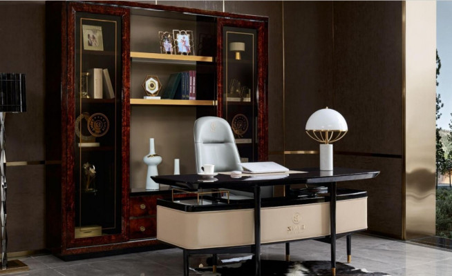 Design Schrank Bücherschrank Vitrine Aktenregal Office Einrichtung Regal