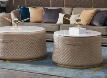 Runde Set 2x Couchtisch Kaffeetisch Beistelltisch Designer Wohnzimmer