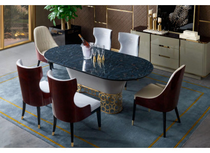 Komplett Set Esstisch 4x Stühle Esszimmer Set Ess Gruppe Holz Tisch Tische