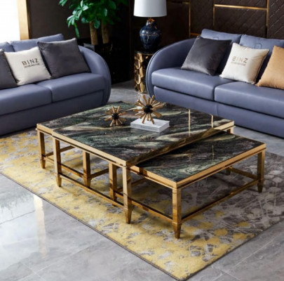 Luxus Wohnzimmer Möbel Sofagarnitur Ledersofa Couch Polster Set Design