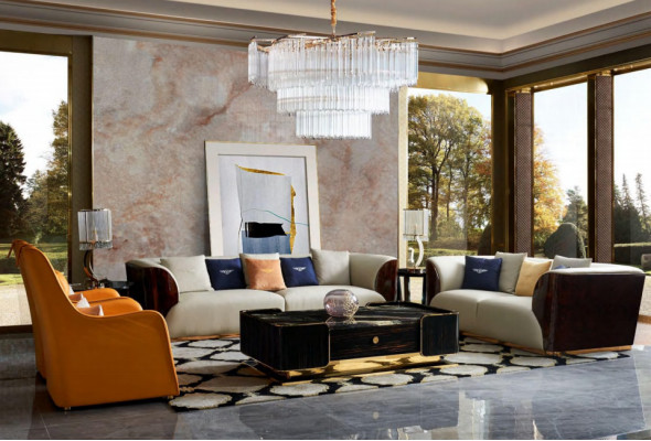 Komplette Sofagarnitur 4tlg. Set Couchtisch sofa Sitzgarnituren Ledercouchen