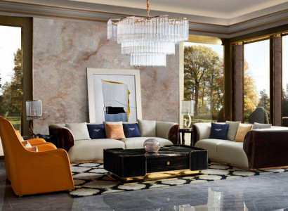 Sofagarnitur 421 Sitzer Set Design Sofas Polster Couchen Moderne Couch Leder Neu