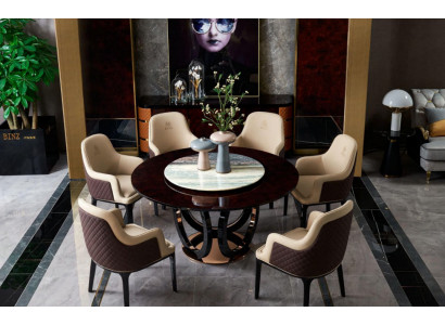 Design Holz Tisch Runder Esstisch Rund Ess Tische 150cm Luxus Klasse